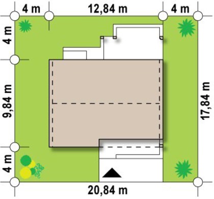 Visualization gallery - The project of an inexpensive energy-efficient modern cottage