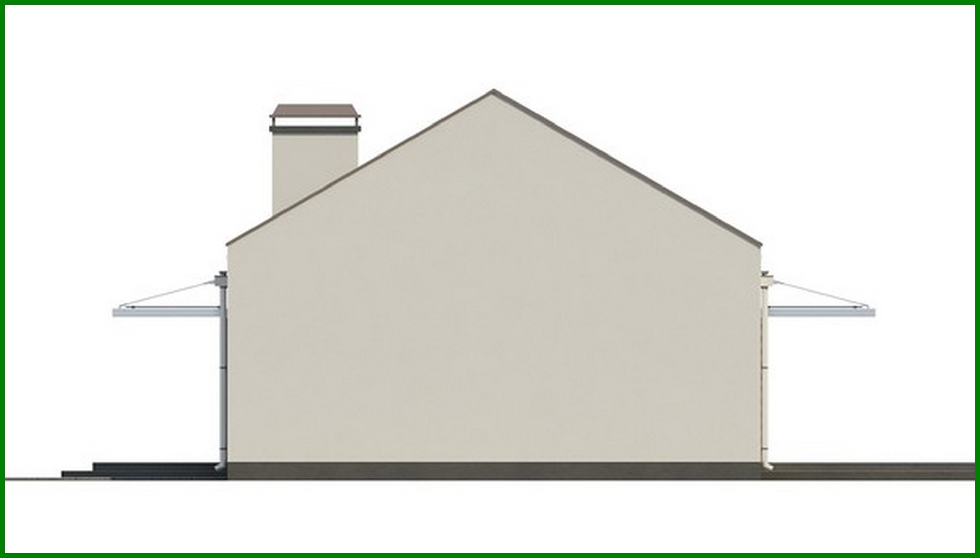 Visualization gallery - The project of a modern one-story private cottage