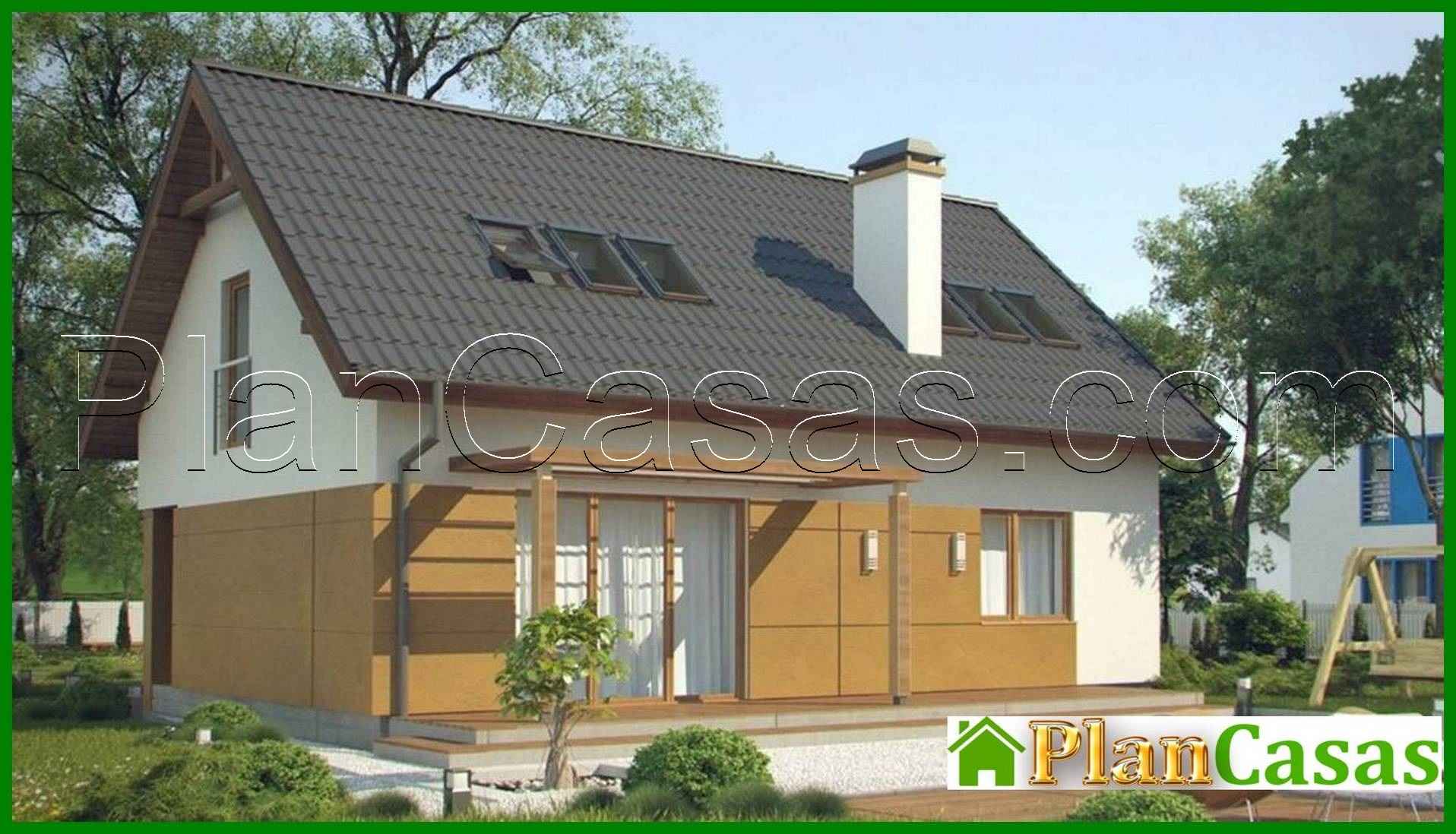 Visualization gallery - The project of an energy-saving house with an attic