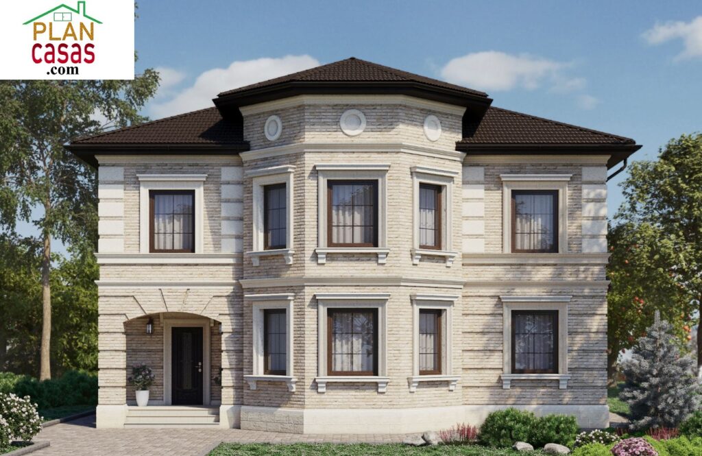 Two storey cottage house plan