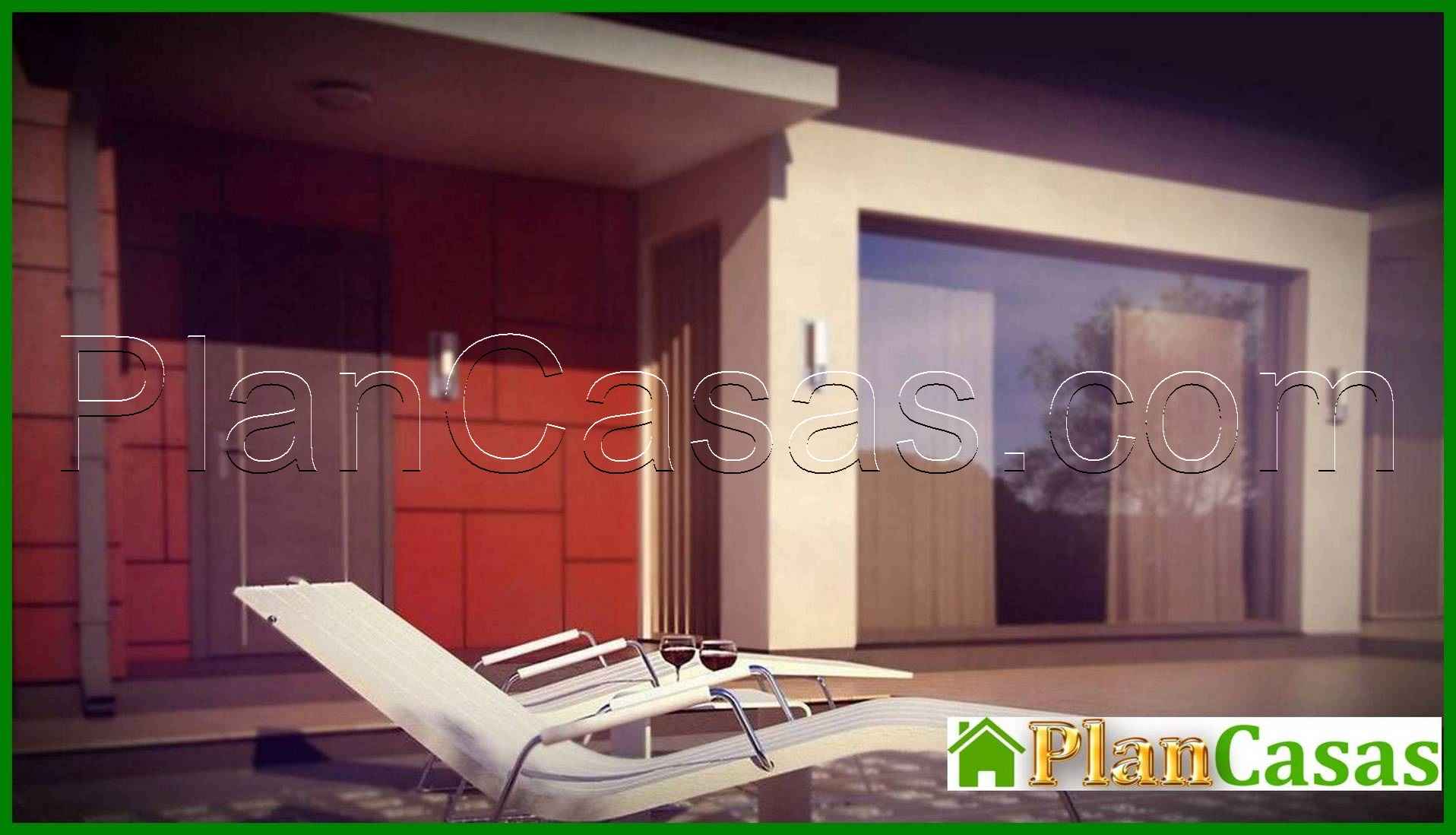 Visualization gallery - House project with integrated garage and glazed living room