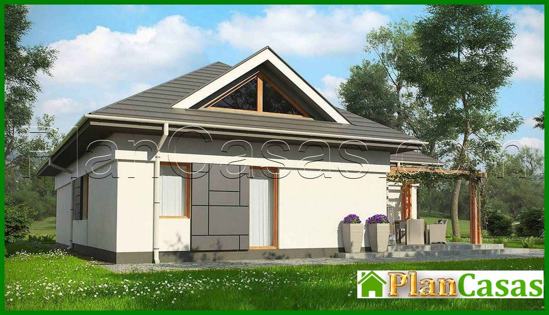 Visualization gallery - House project with front windows in the attic