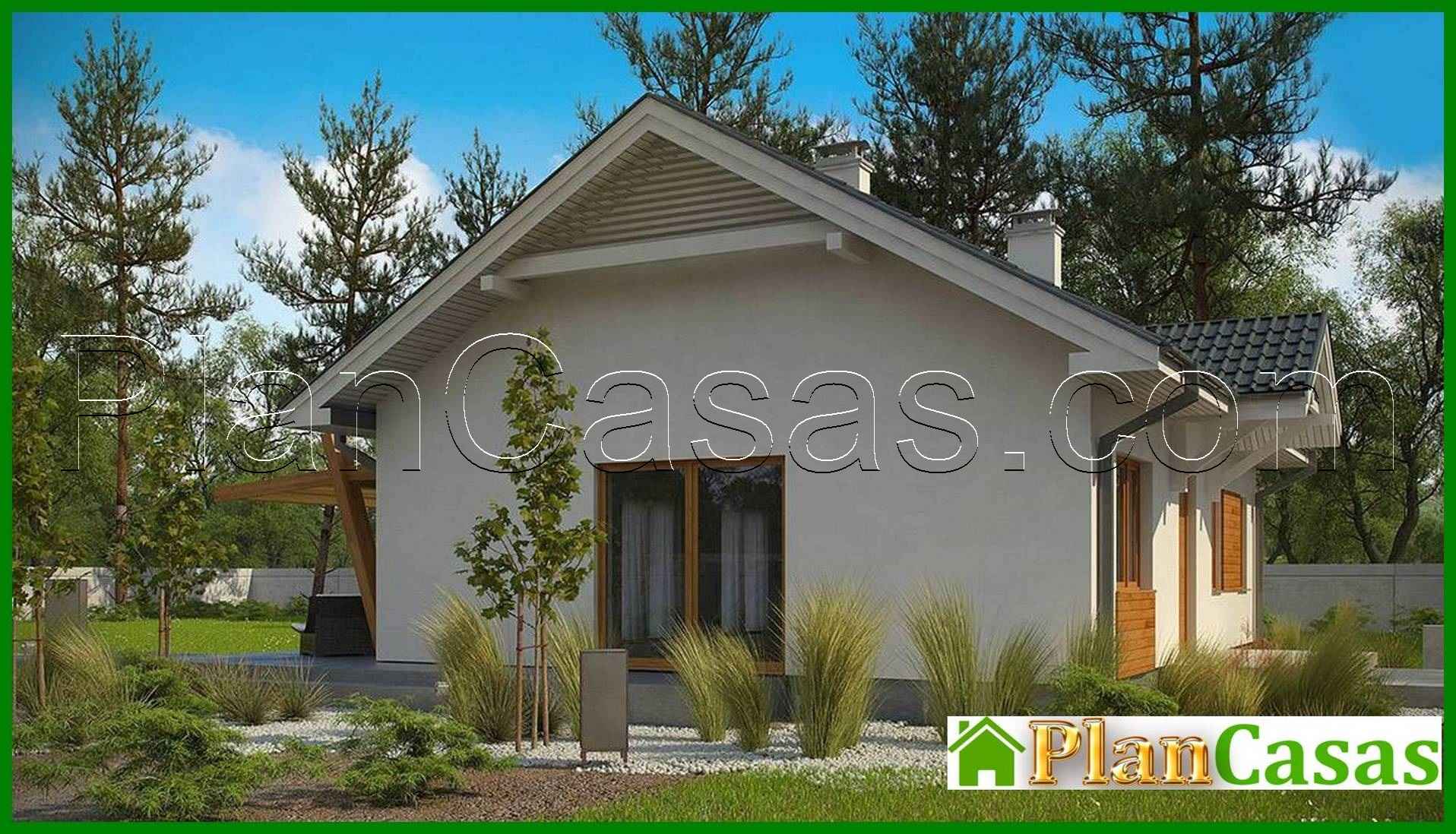 Visualization gallery - The project of a one-story house in a classic style