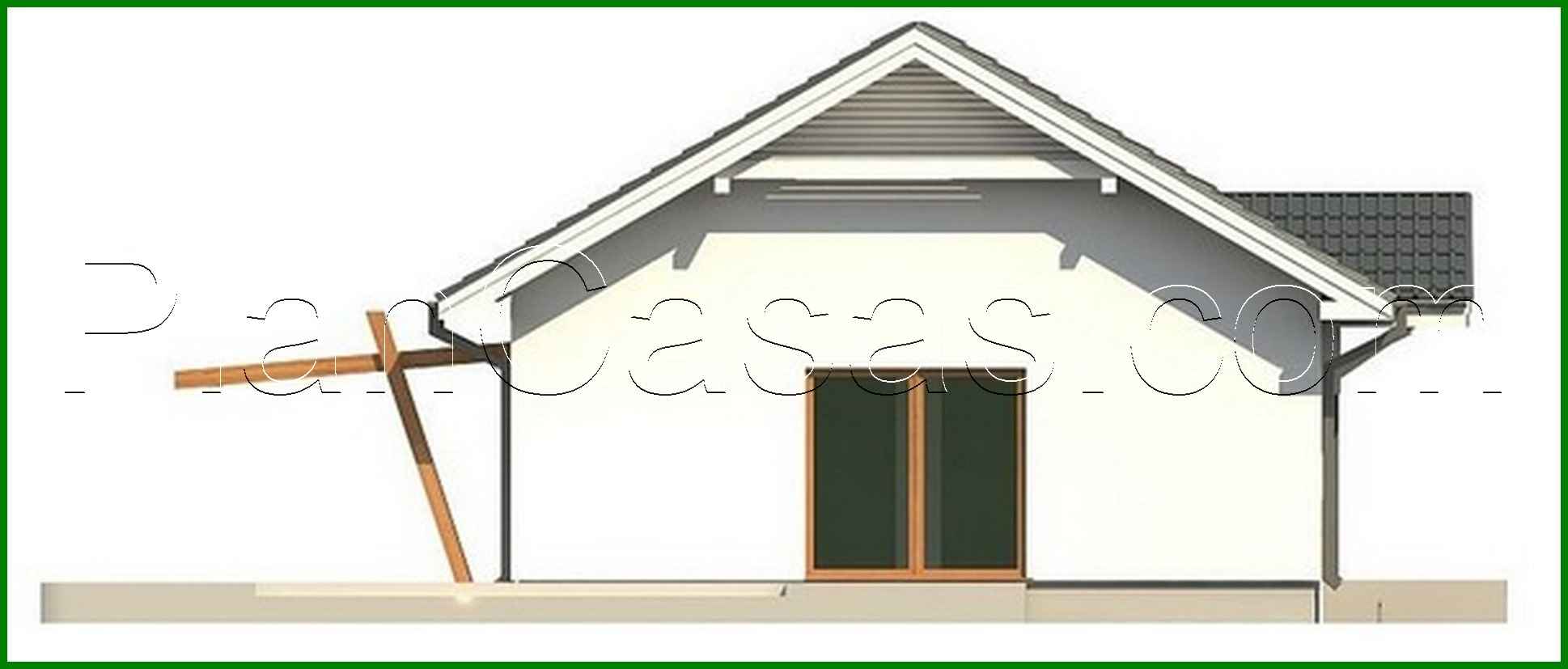 Visualization gallery - The project of a one-story house in a classic style