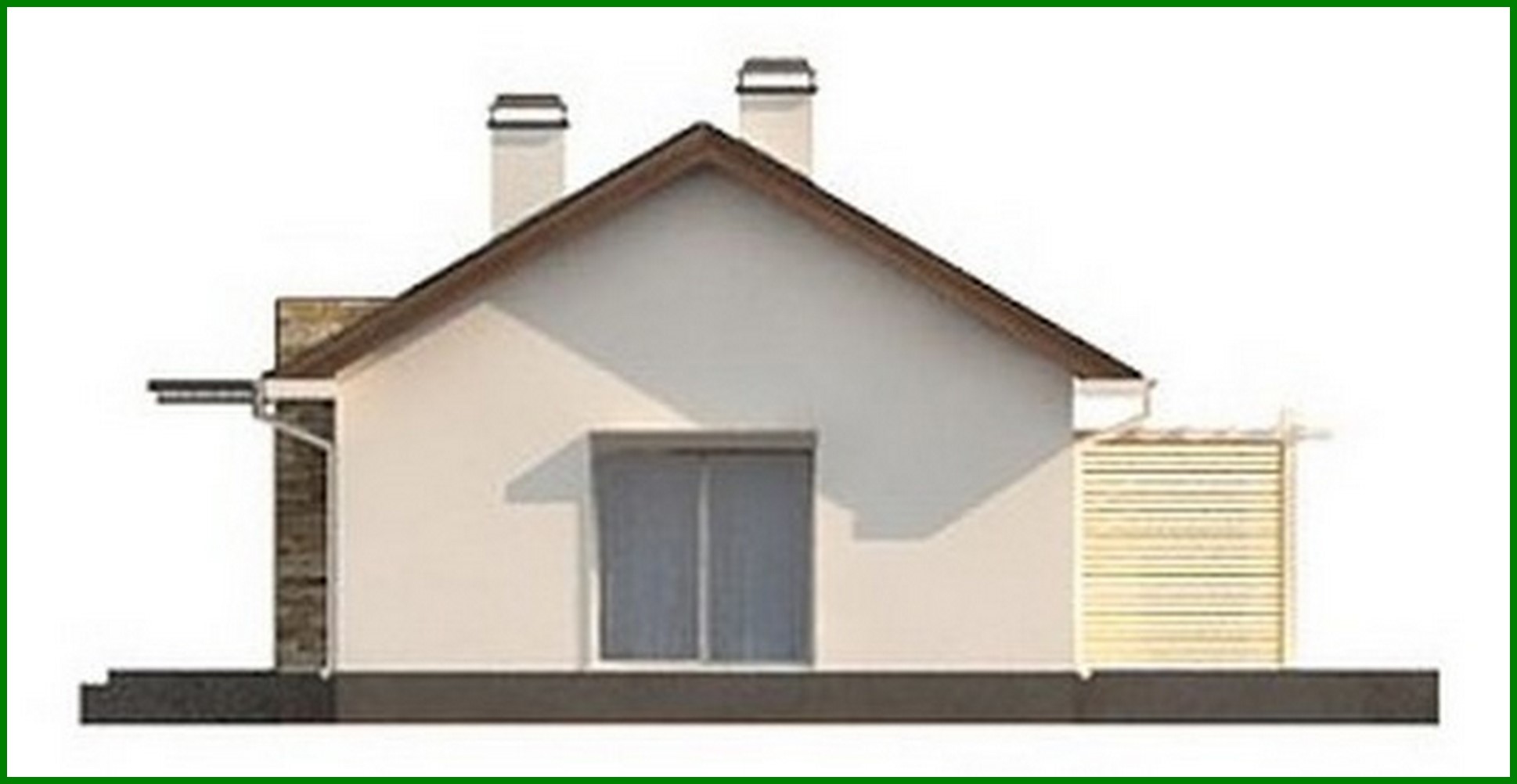 Visualization gallery - Simple elegant one-story house project