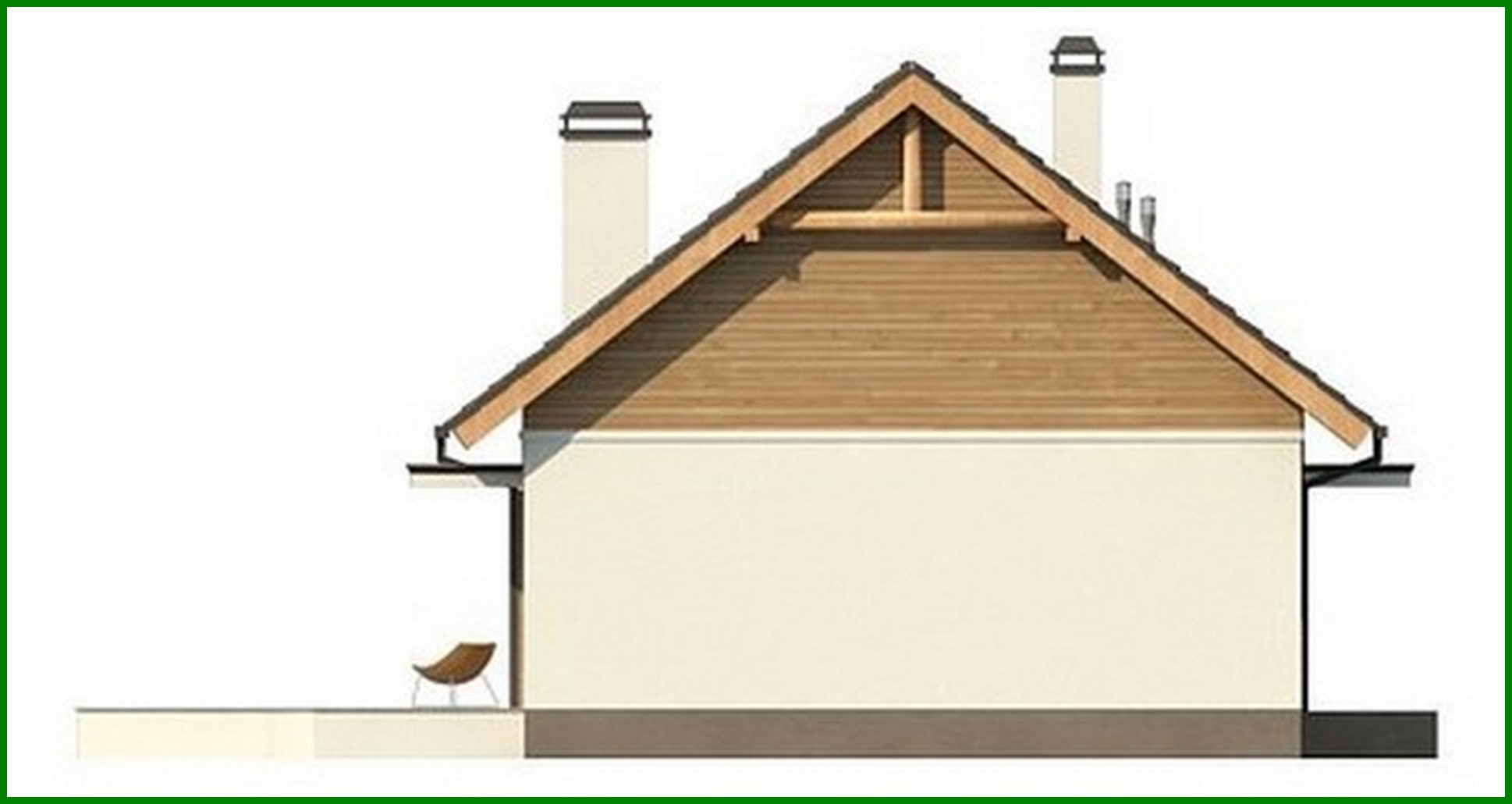 Visualization gallery - The project of a one-story economical and functional house