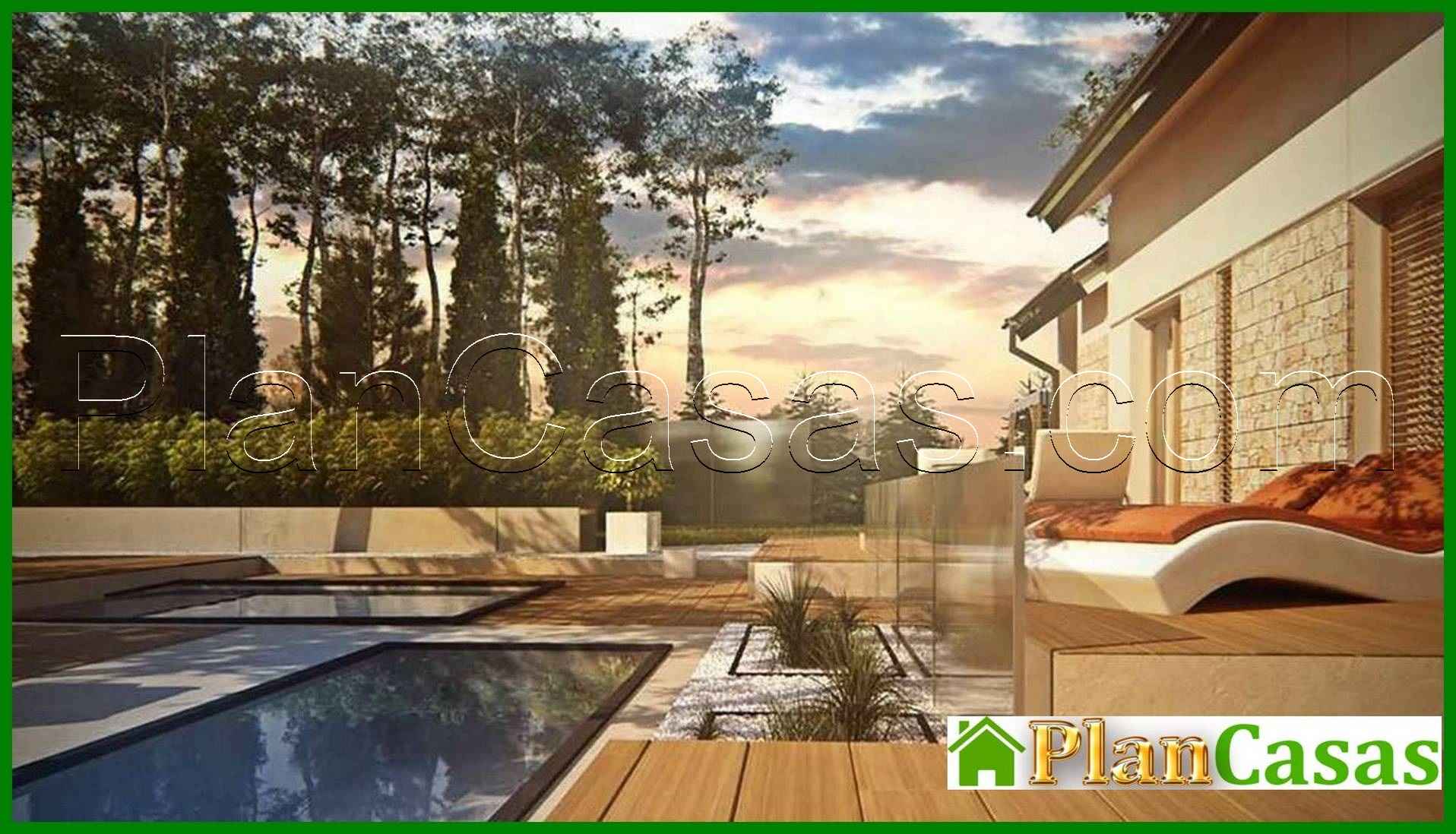 Visualization gallery - Project of a house with a gable roof and a garage