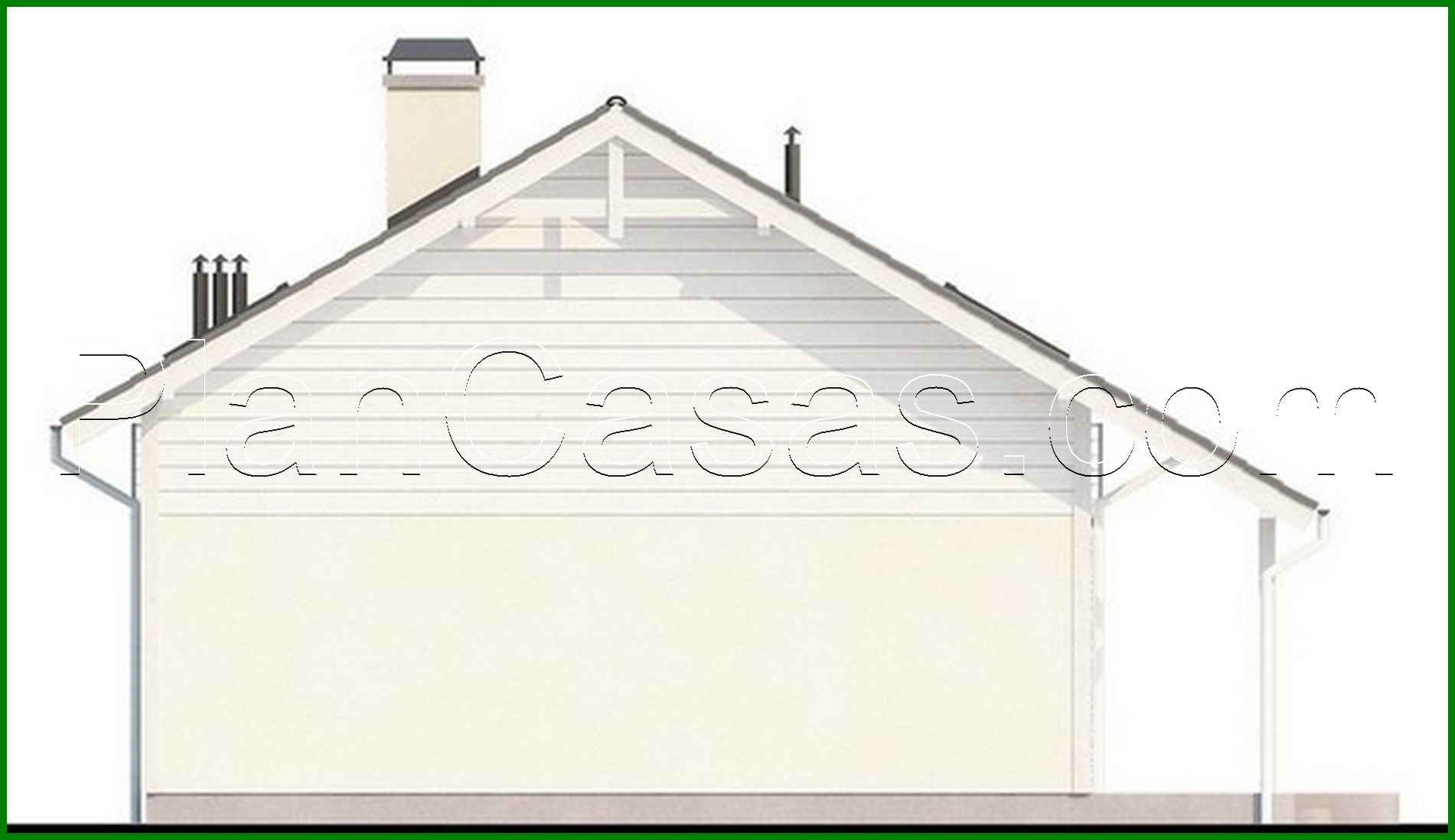 Visualization gallery - The project of a bright house with a large terrace on the second floor