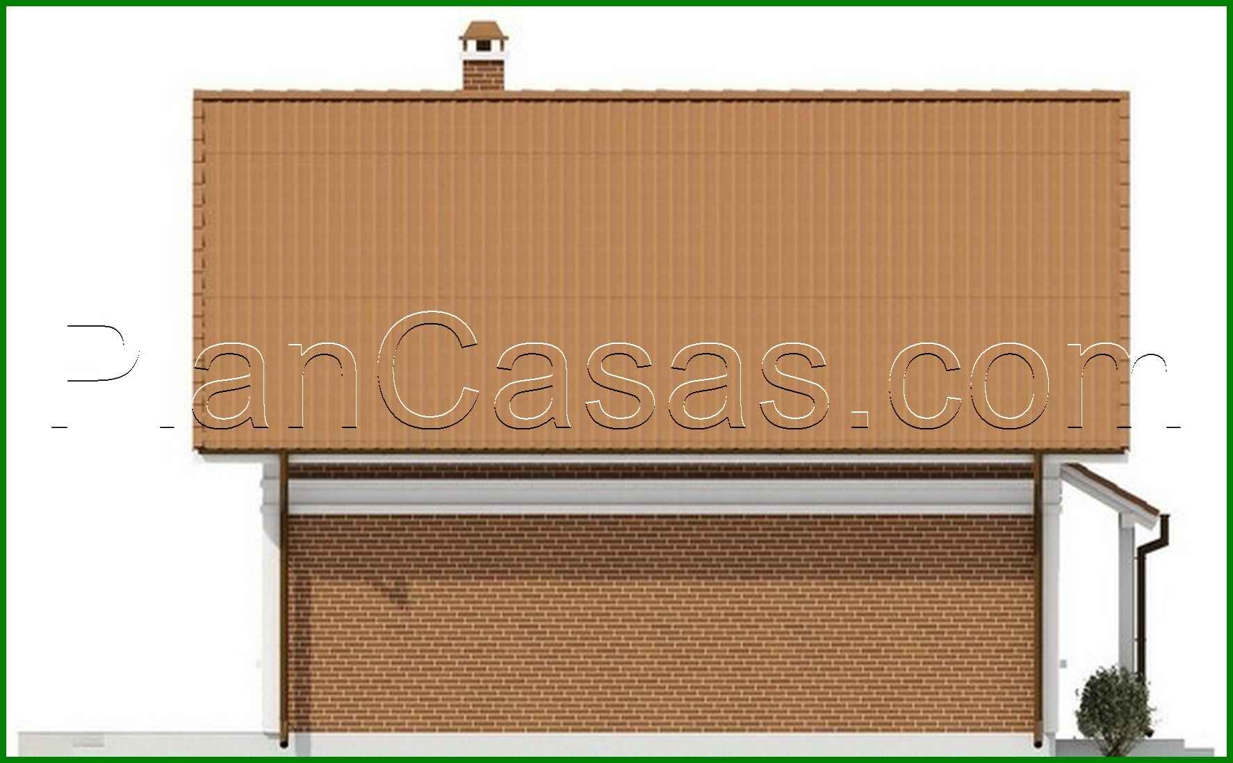 Visualization gallery - Project of a small house with an office on the ground floor