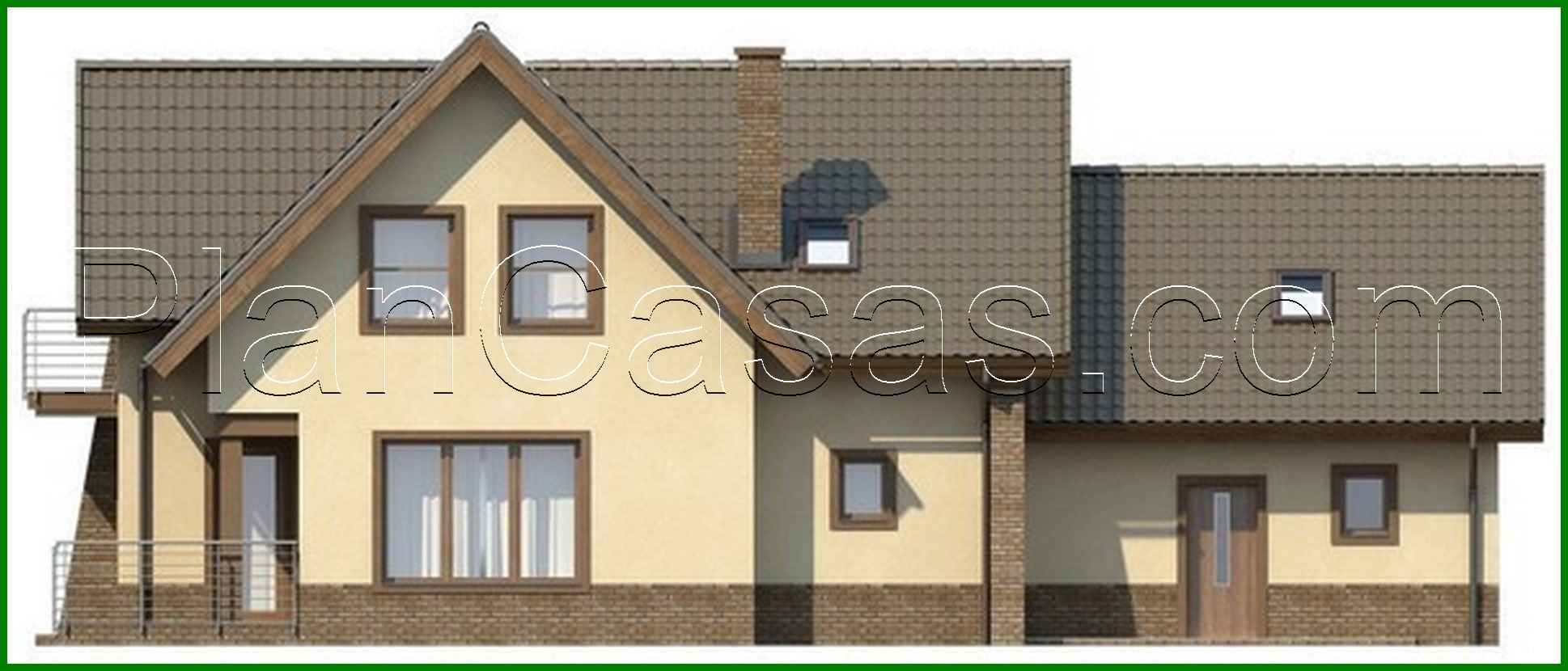 Visualization gallery - House project with an additional living room on the 2nd floor