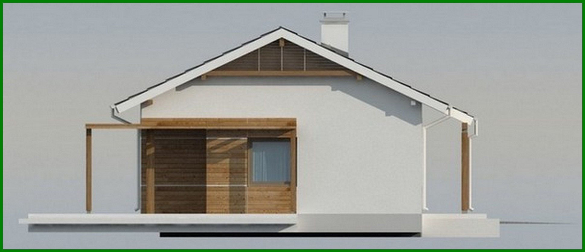 Visualization gallery - The classic project of a small country house