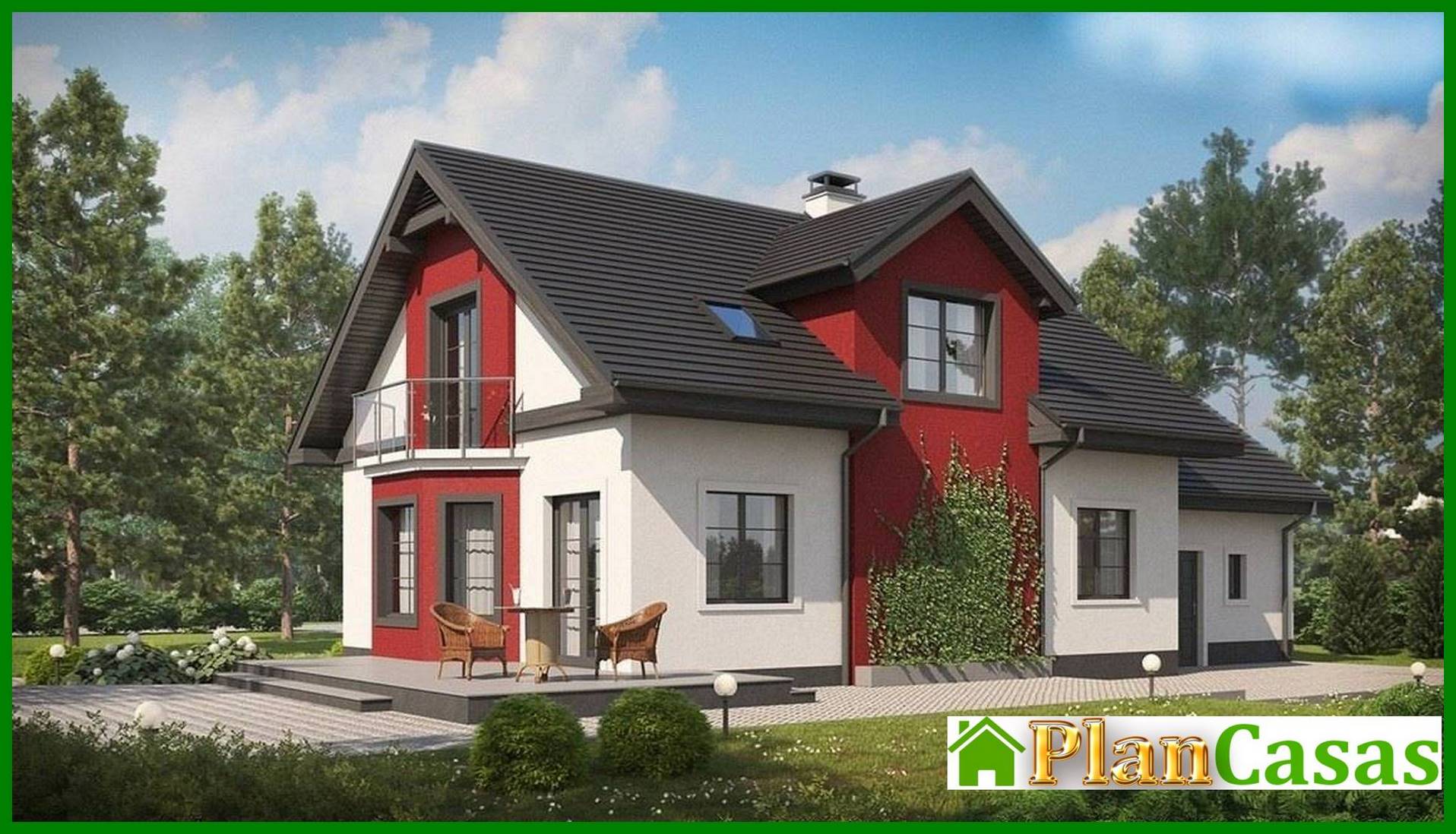 Visualization gallery - House project with garage and bay window