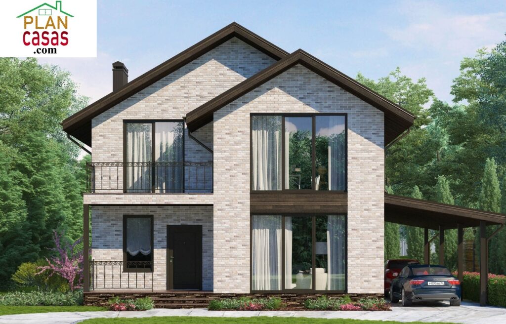 Two storey cottage house plan