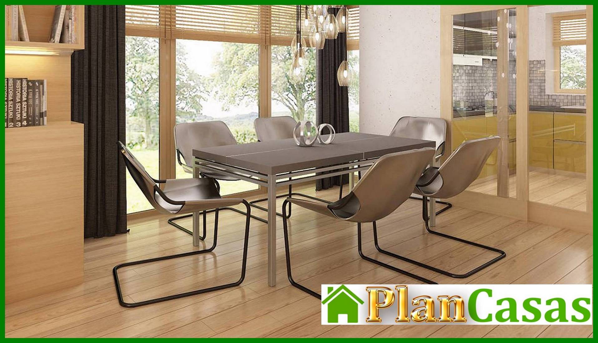 Visualization gallery - Project of a modern mansion with an area of ​​259 square meters. m in european style