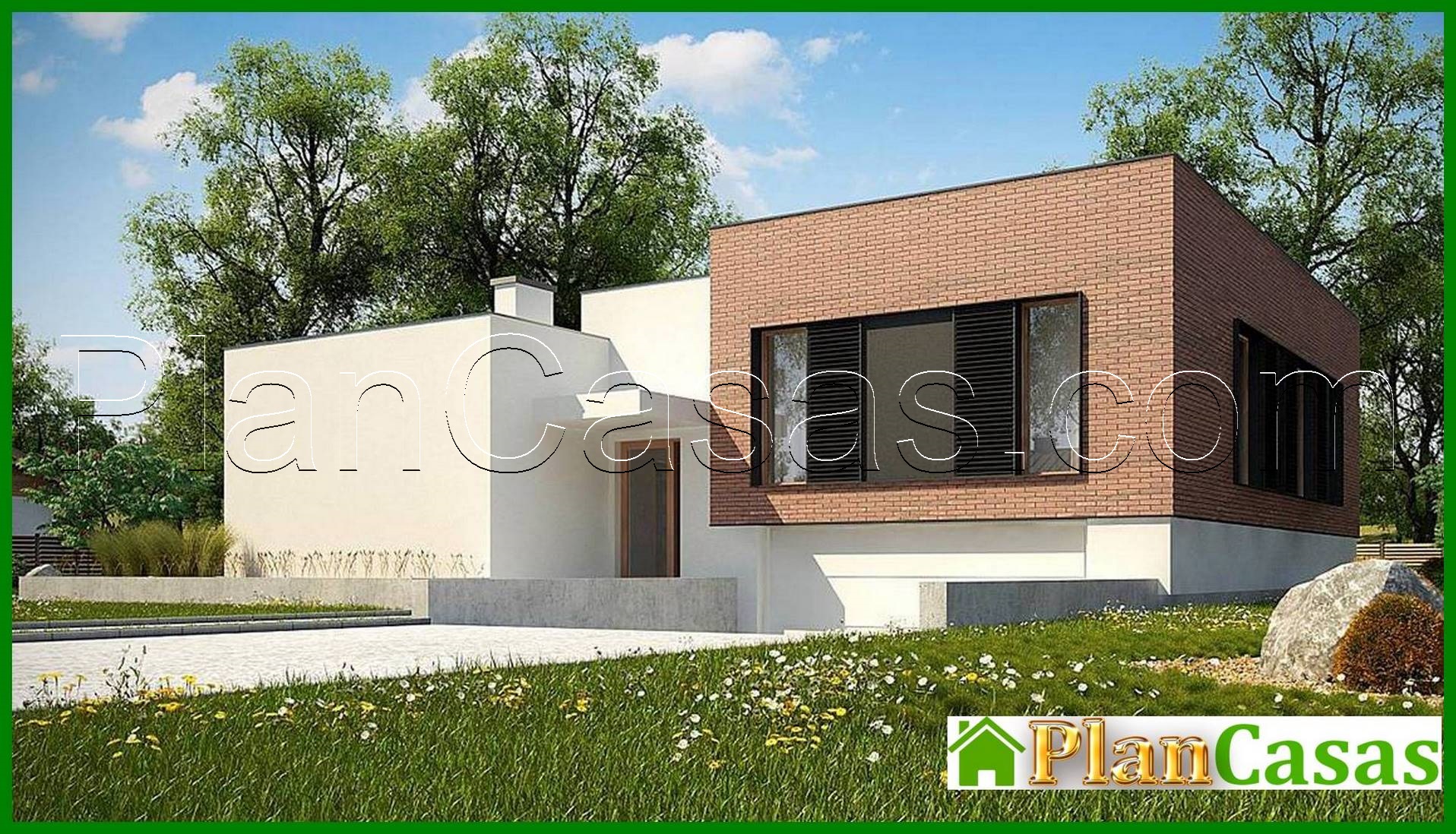 Visualization gallery - Project of a modern mansion with an area of ​​234 square meters. m in the style of minimalism