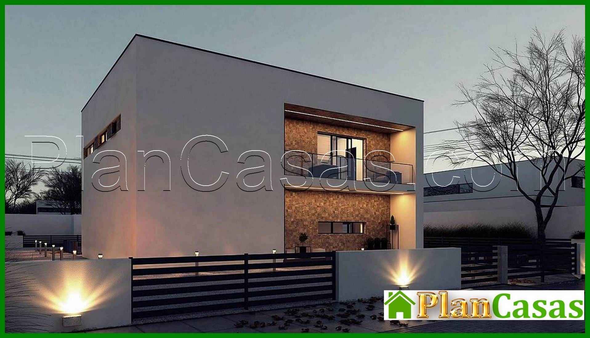 Visualization gallery - Plan of a nice two-story cottage on 183 square meters. m in the style of minimalism