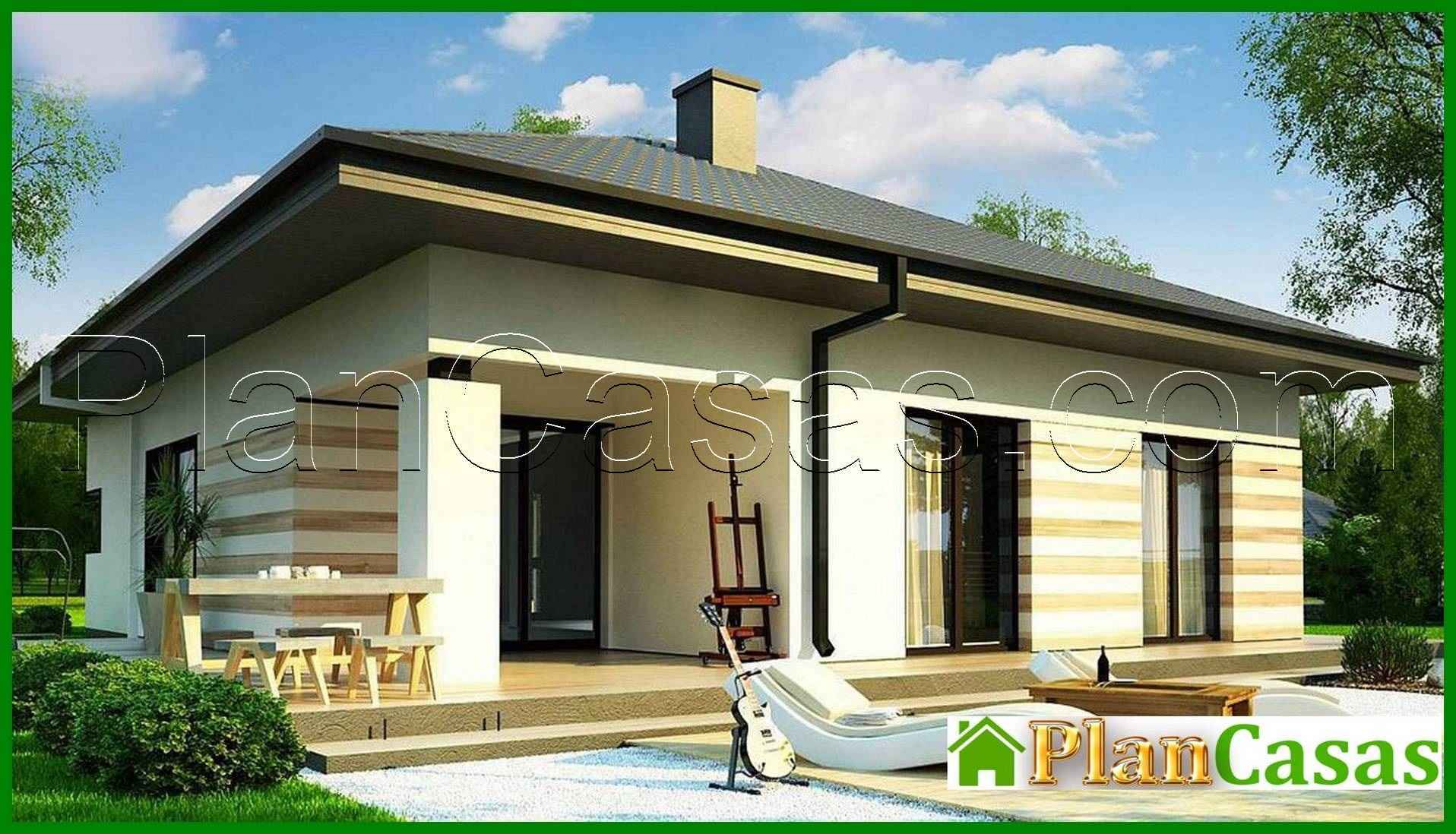 Visualization gallery - Project of 103 sqm compact fashionable cottage for a young family