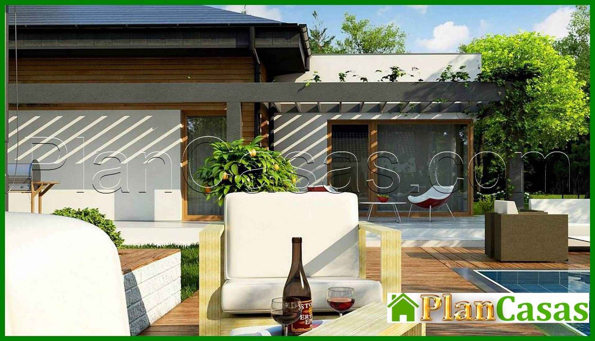 Visualization gallery - The project of a modern cottage on 165 square meters. m with a unique exterior