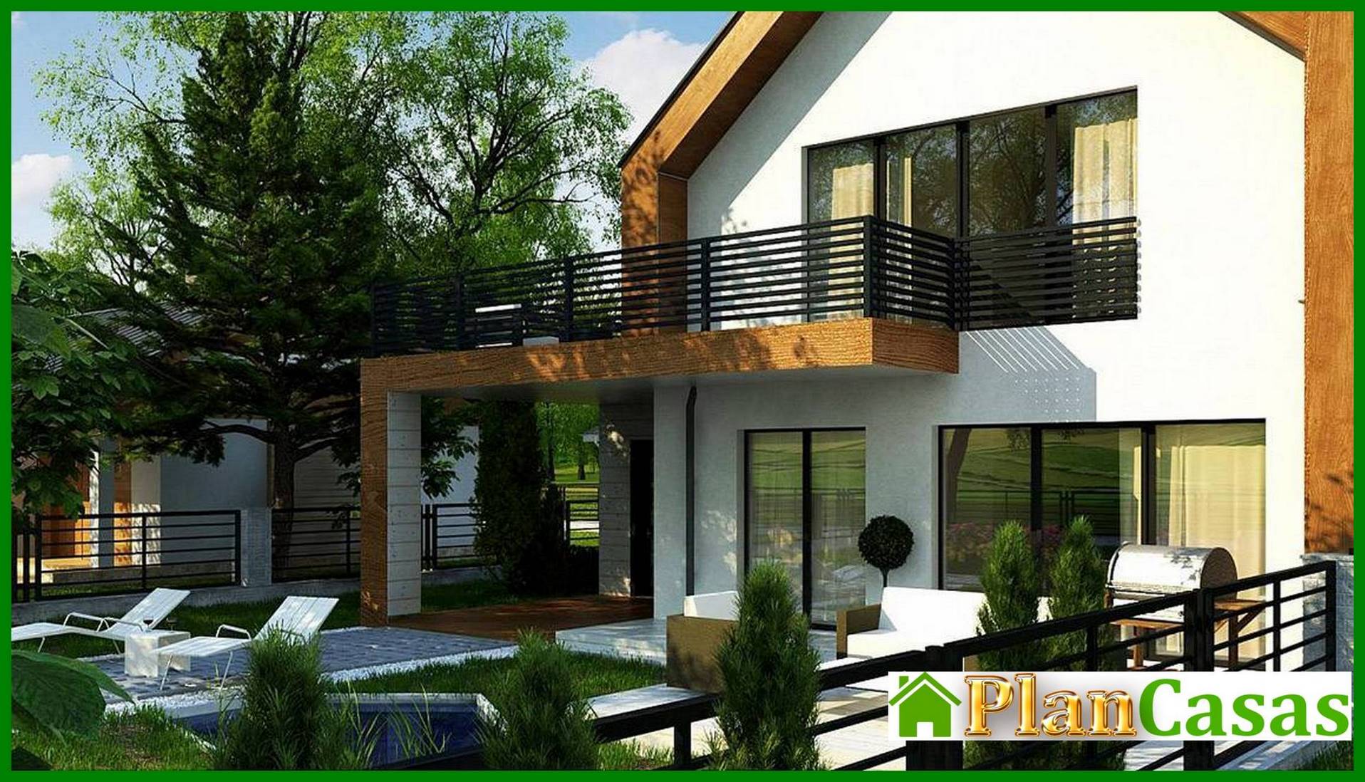 Visualization gallery - The project of a spacious cottage with an area of ​​173 square meters. m with two kitchens