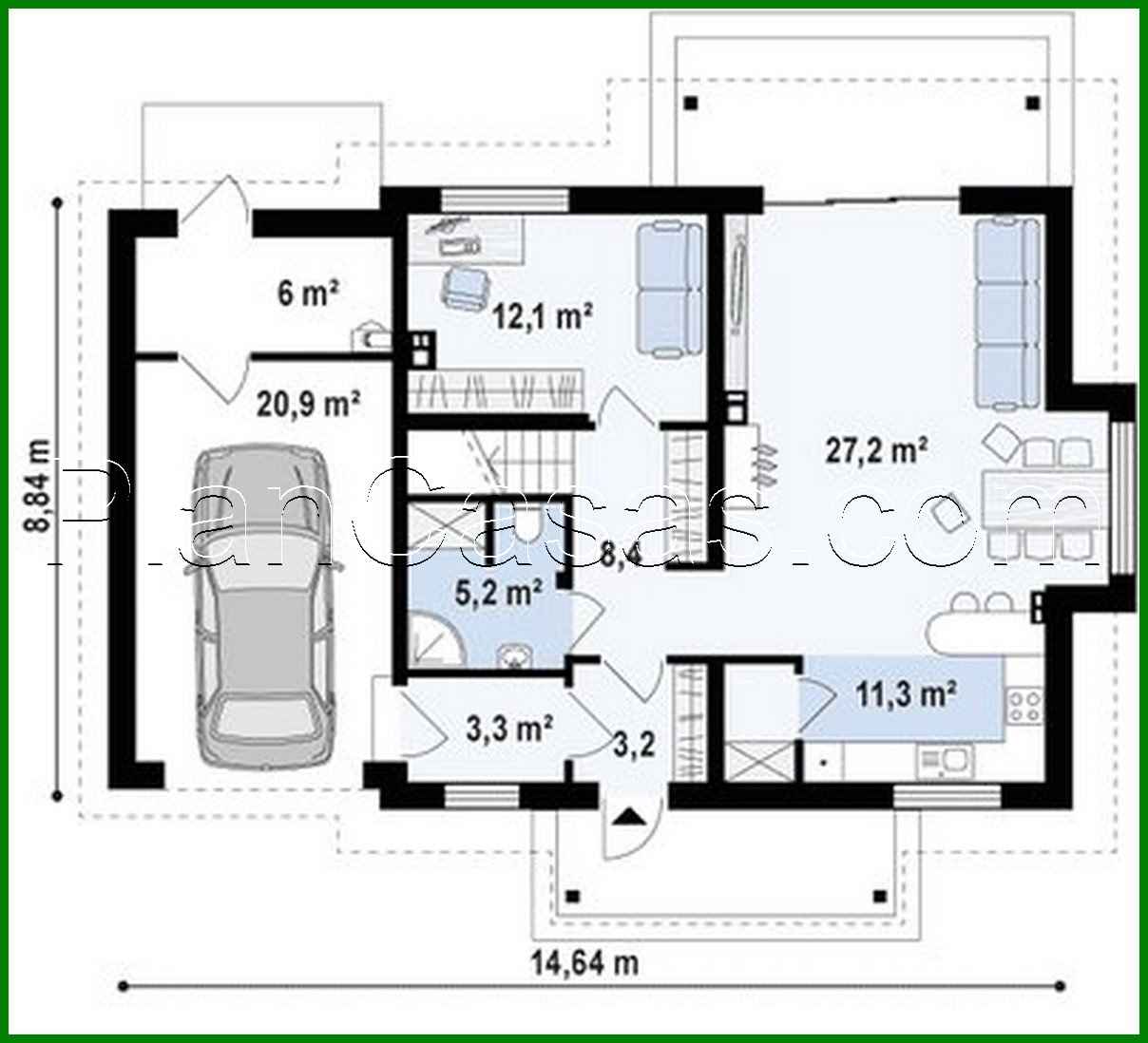 Visualization gallery - A beautiful house with gable roof