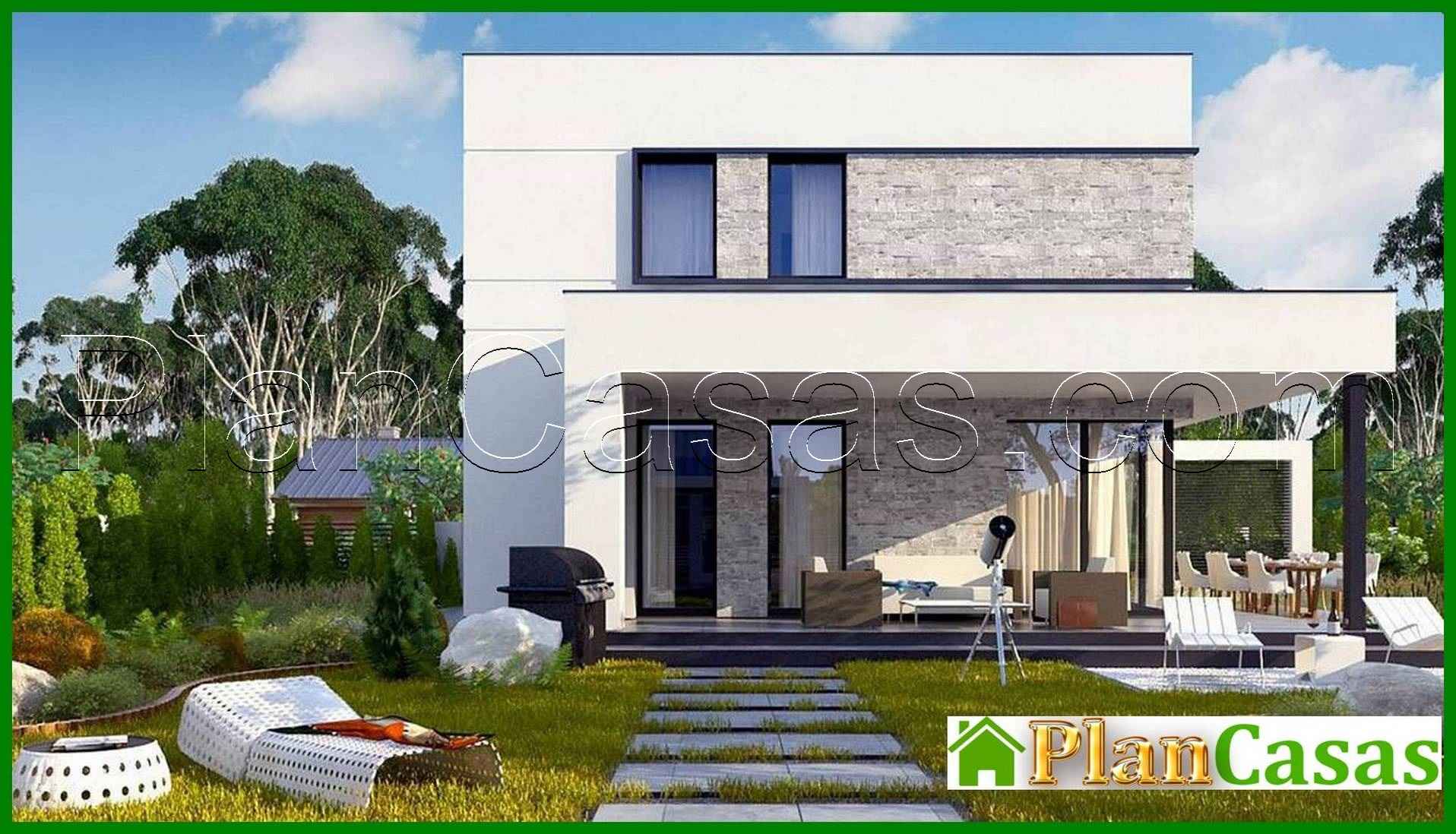 Project of a two-story cottage on 133 square meters. m with four bedrooms and three bathrooms house plan