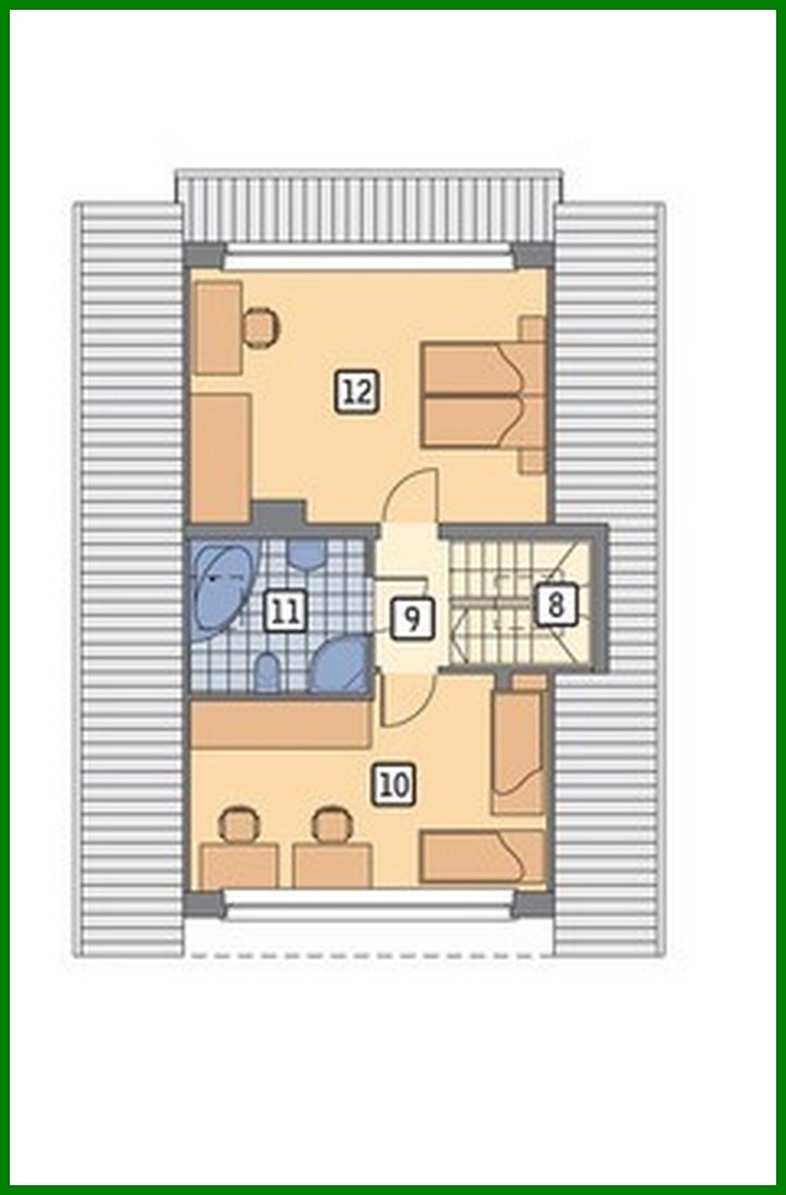 Visualization gallery - Apartment building with spacious bedrooms