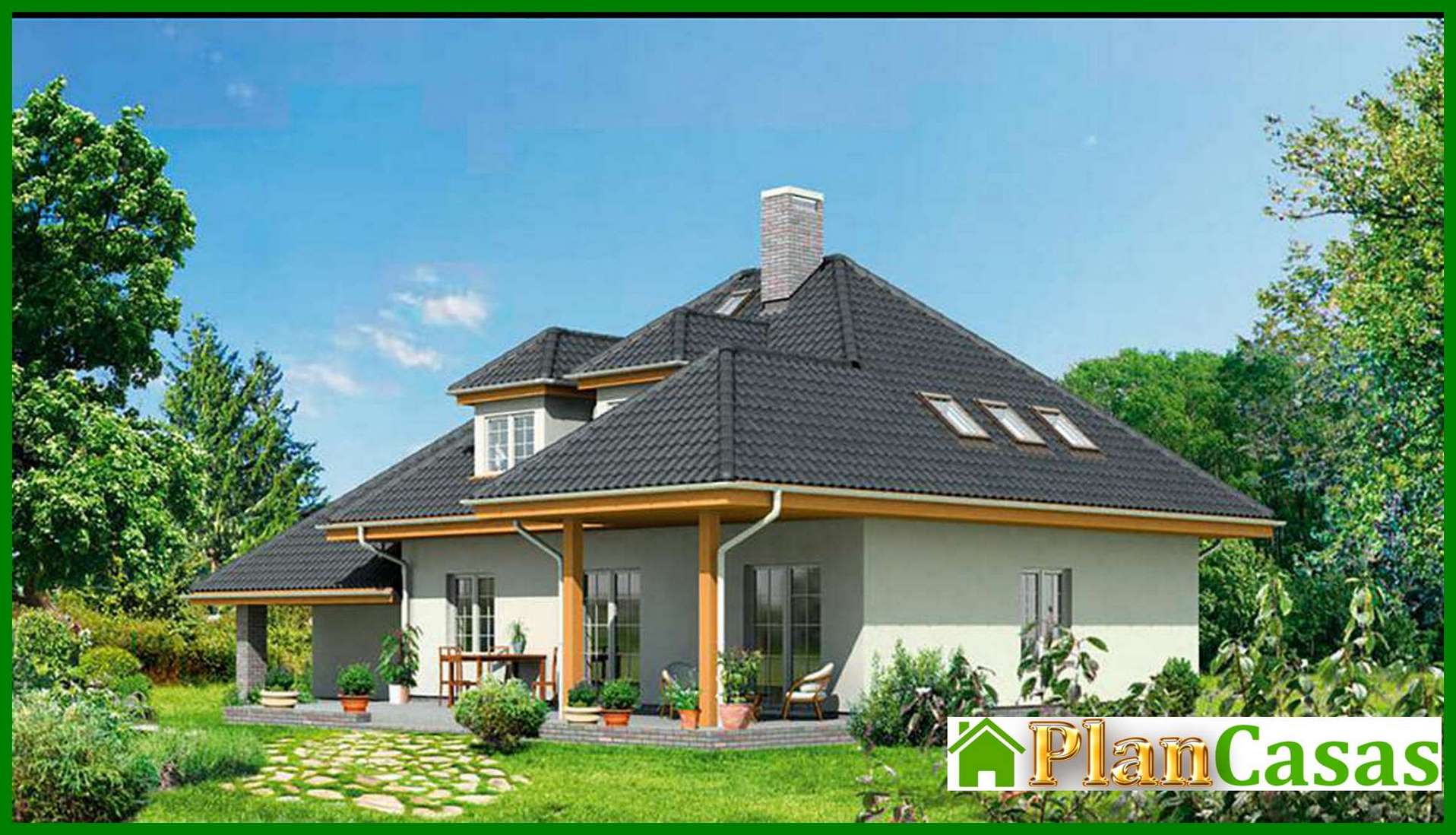 Visualization gallery - Beautiful house with an attic