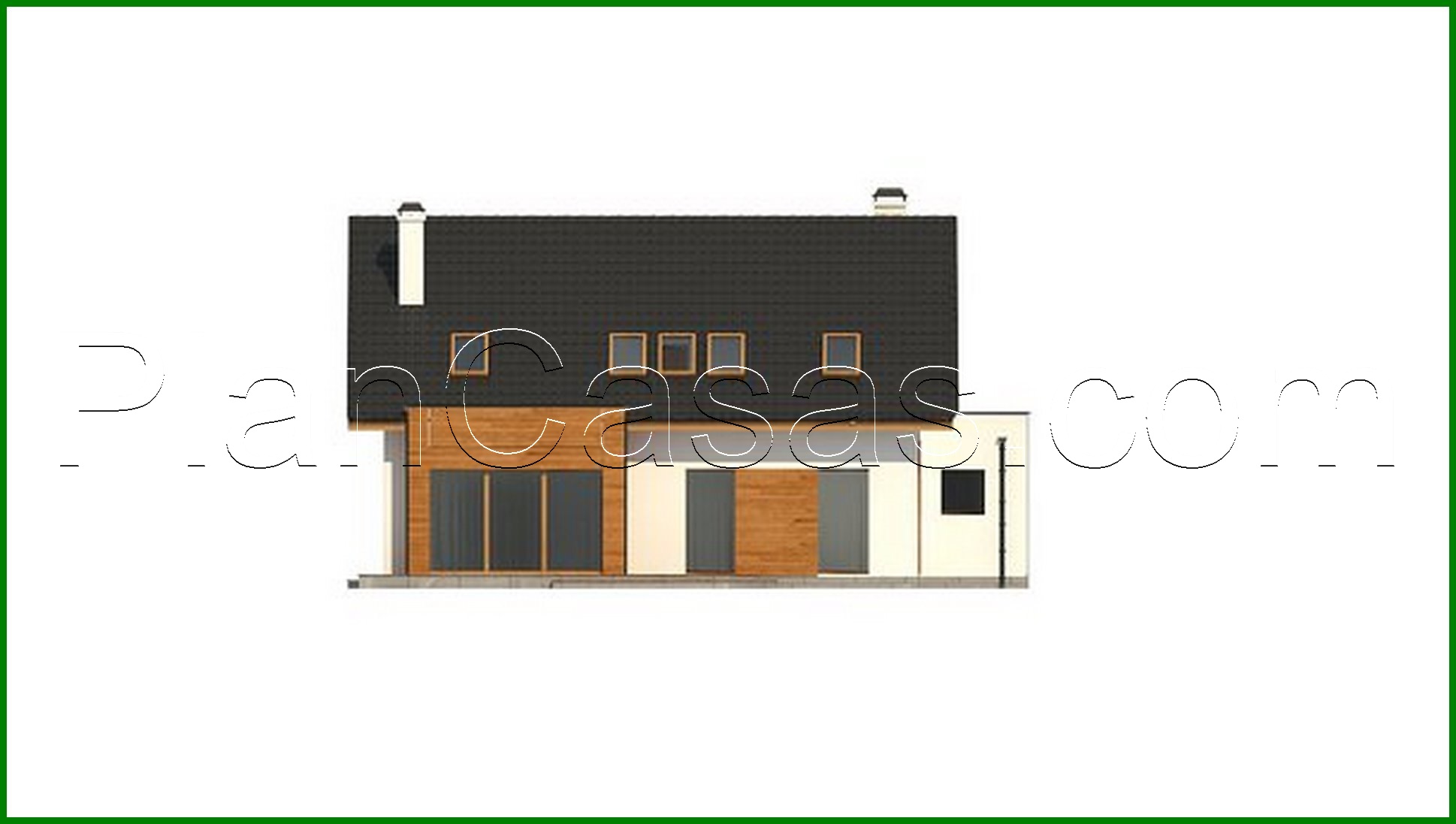 Visualization gallery - Two-storey cottage with an area of ​​more than 200 m2