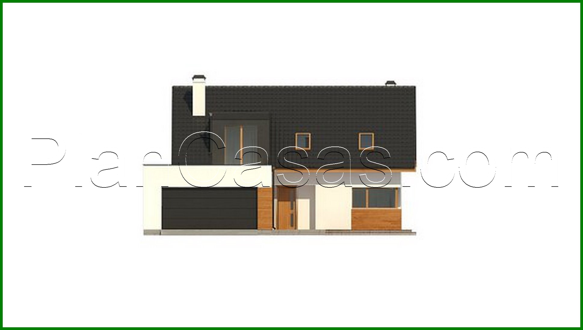 Visualization gallery - Two-storey cottage with an area of ​​more than 200 m2