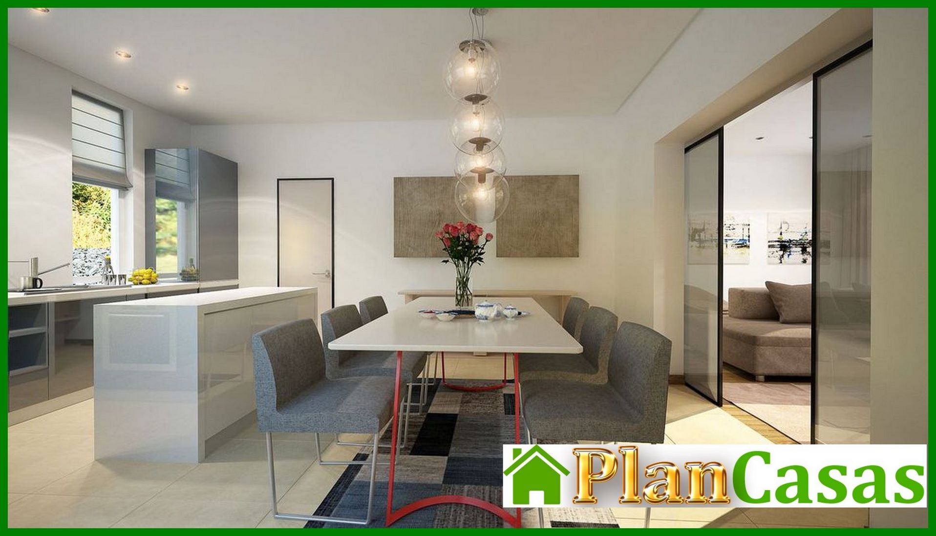 Visualization gallery - Plan of a modern residential building filled with light