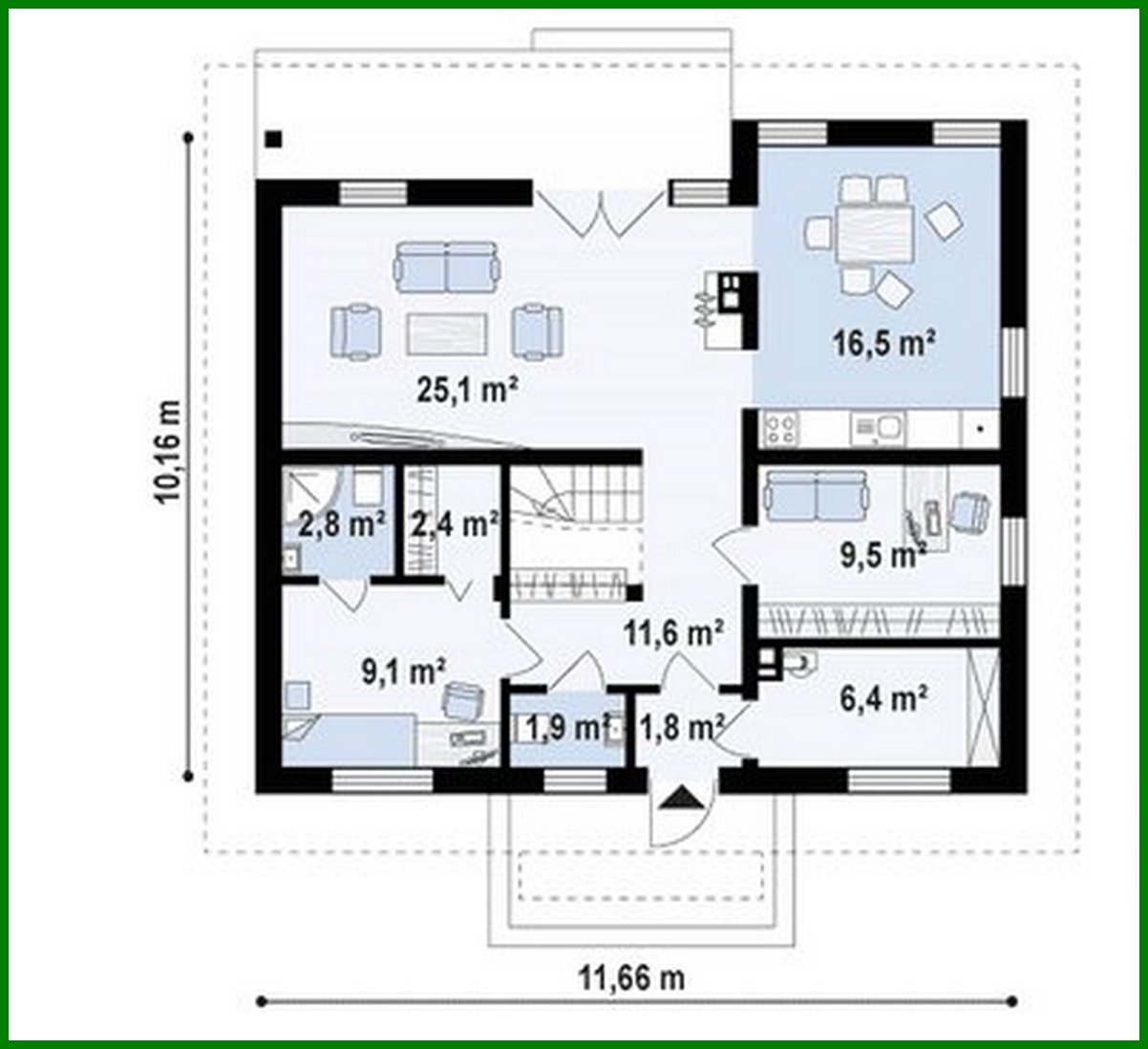 Visualization gallery - The classic project of a country house 10 to 12