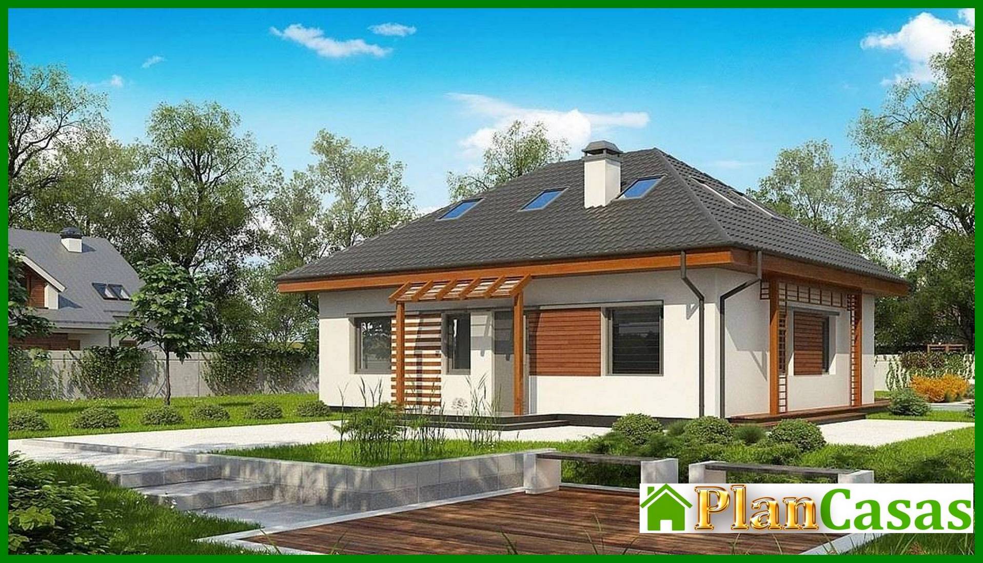 Visualization gallery - The classic project of a country house 10 to 12