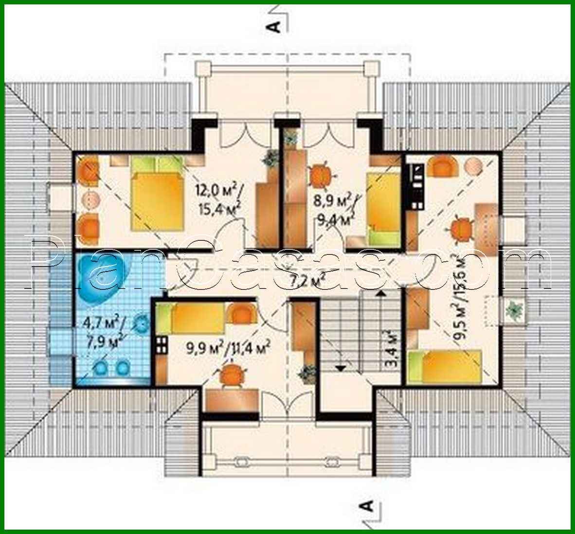 Visualization gallery - Residential country estate with 120 m2 of living space