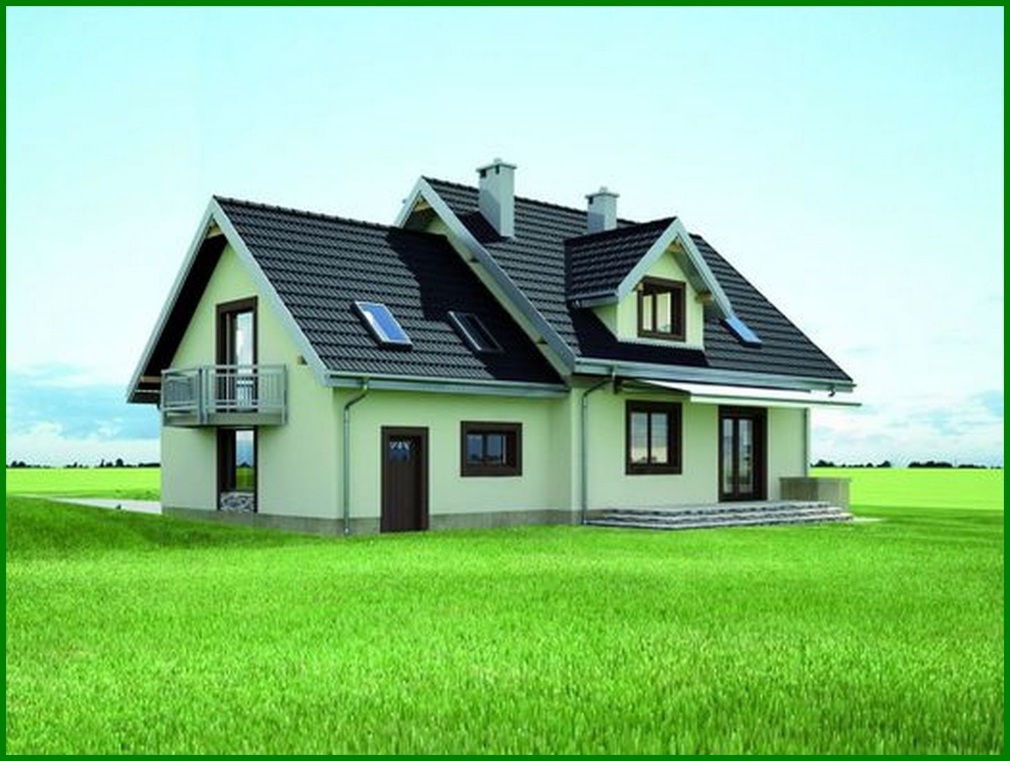 Visualization gallery - Project of an elegant country house of increased comfort