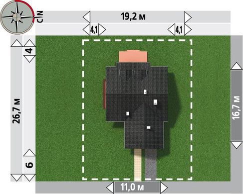 Visualization gallery - Two-floor apartment building with luxurious master apartments