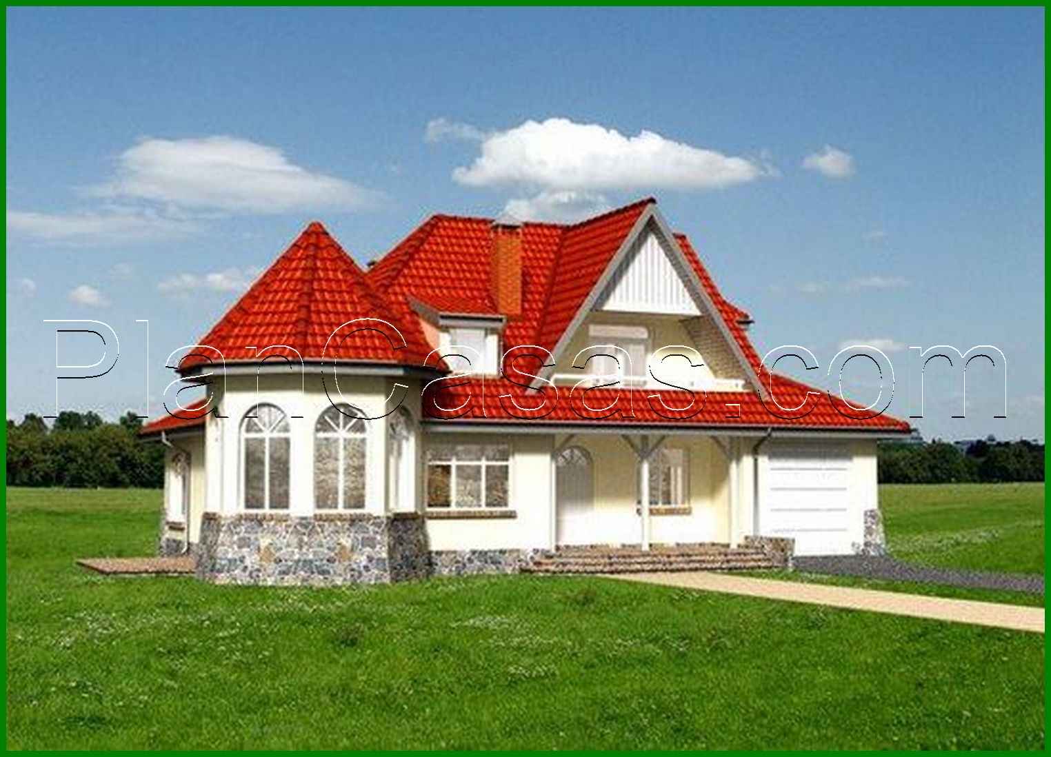 Visualization gallery - Unusual residential building resembling a castle