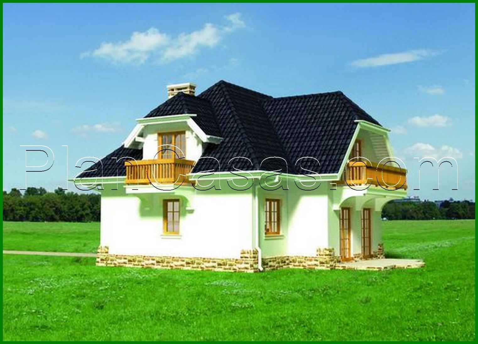 Visualization gallery - Attractive apartment with three balconies with a basement