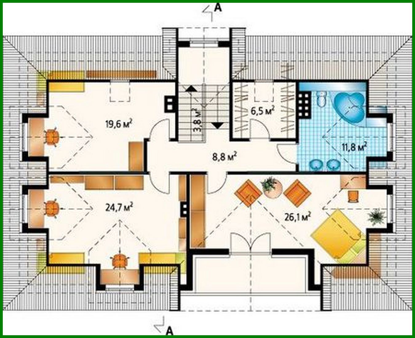 Visualization gallery - Chic country estate with spacious rooms