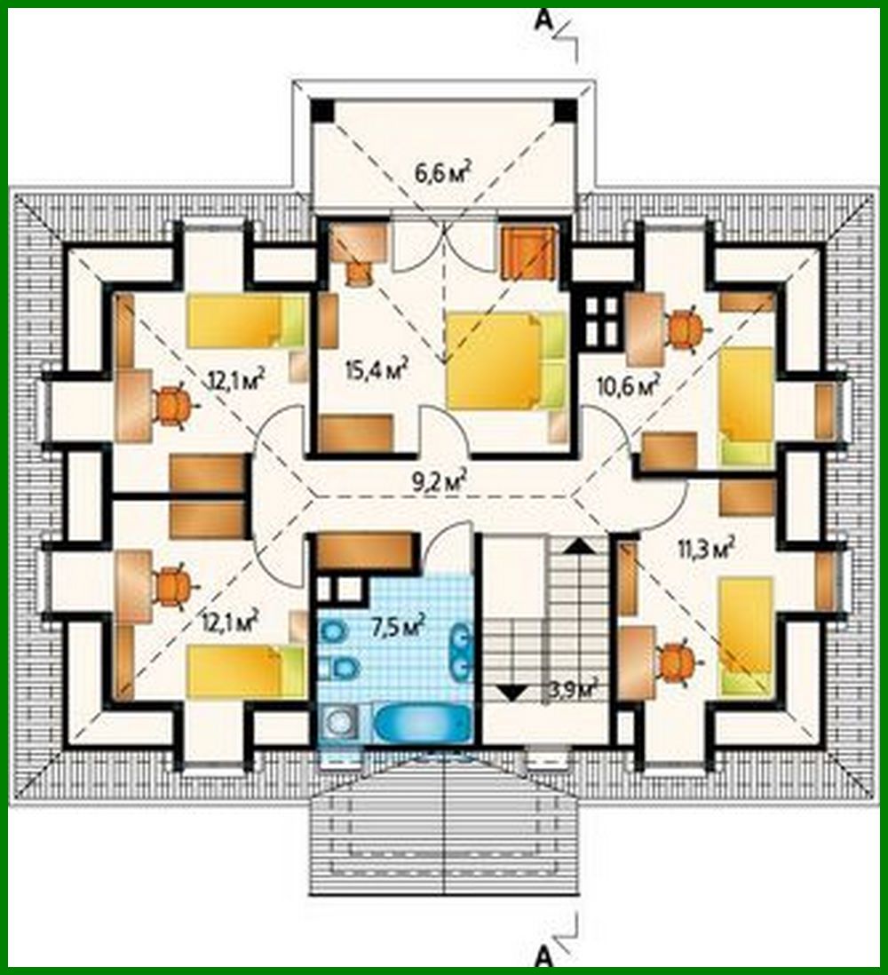 Visualization gallery - Two-story estate for eight bedrooms