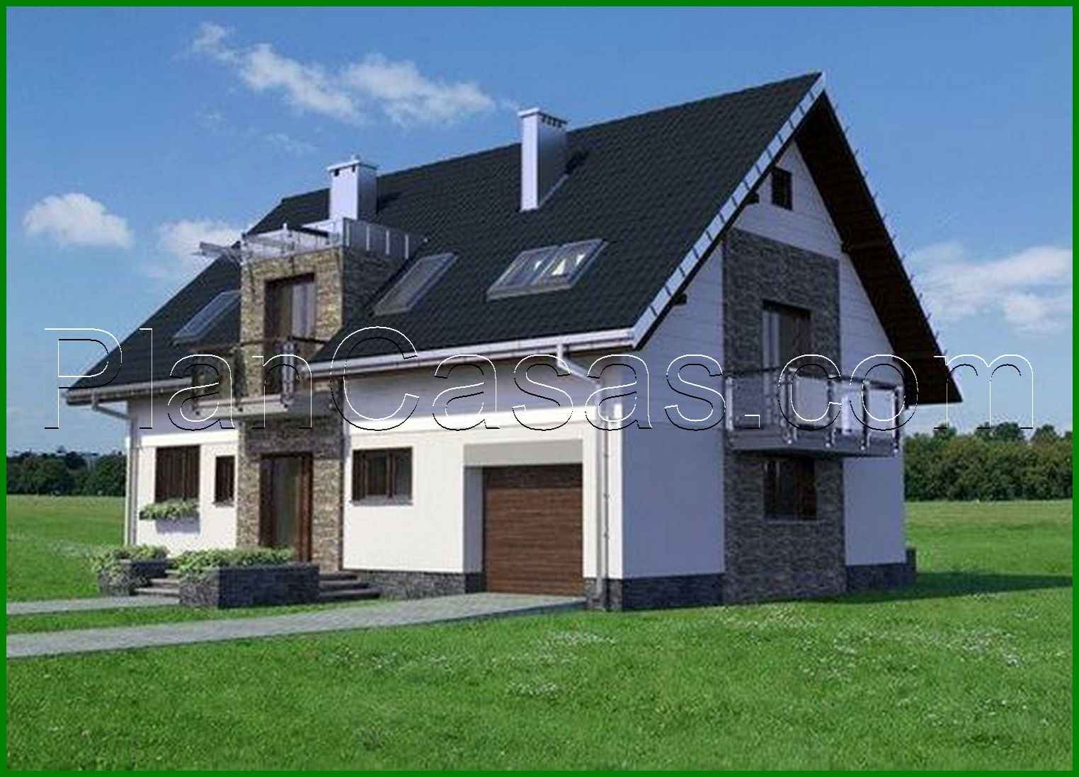 Visualization gallery - The project of a magnificent mansion for a happy family